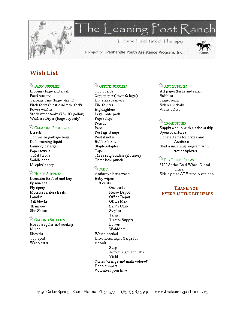 The Leaning Post Ranch